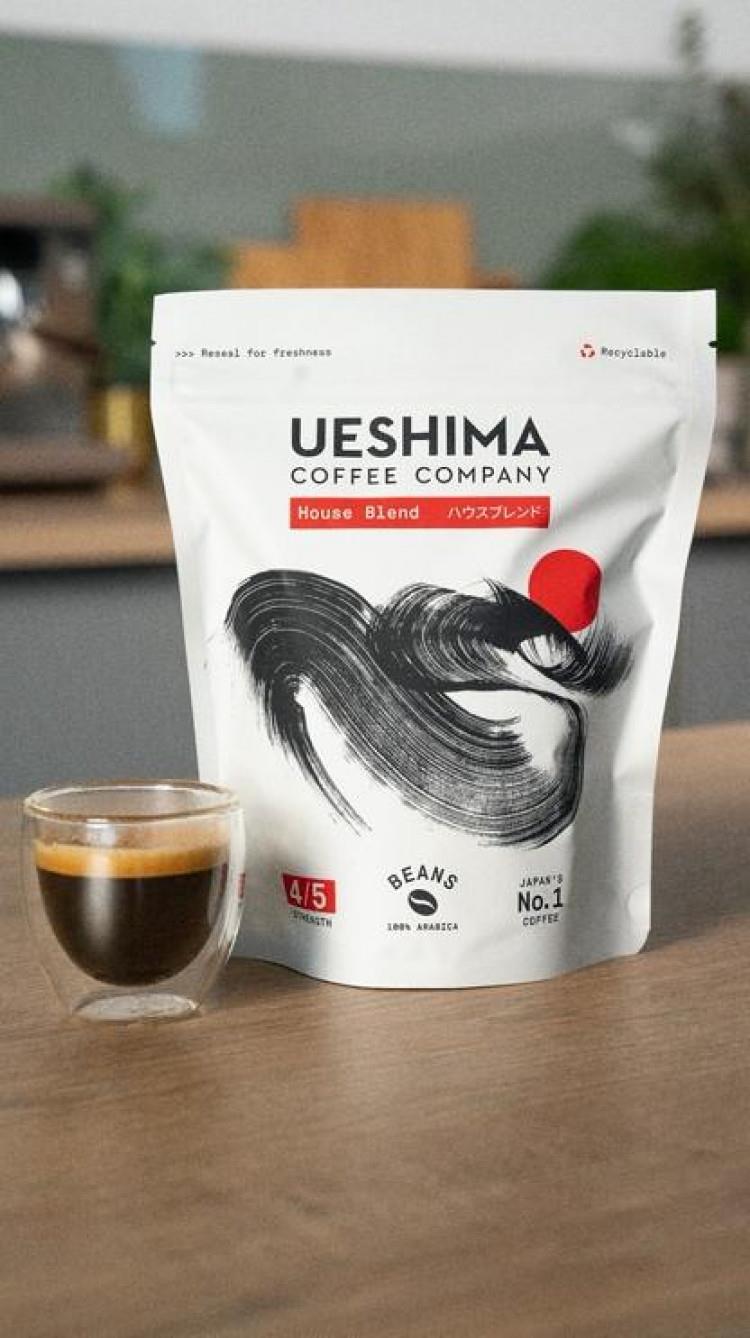 Ueshima House Blend Ground Coffee Our Signature Blend Coffee 250