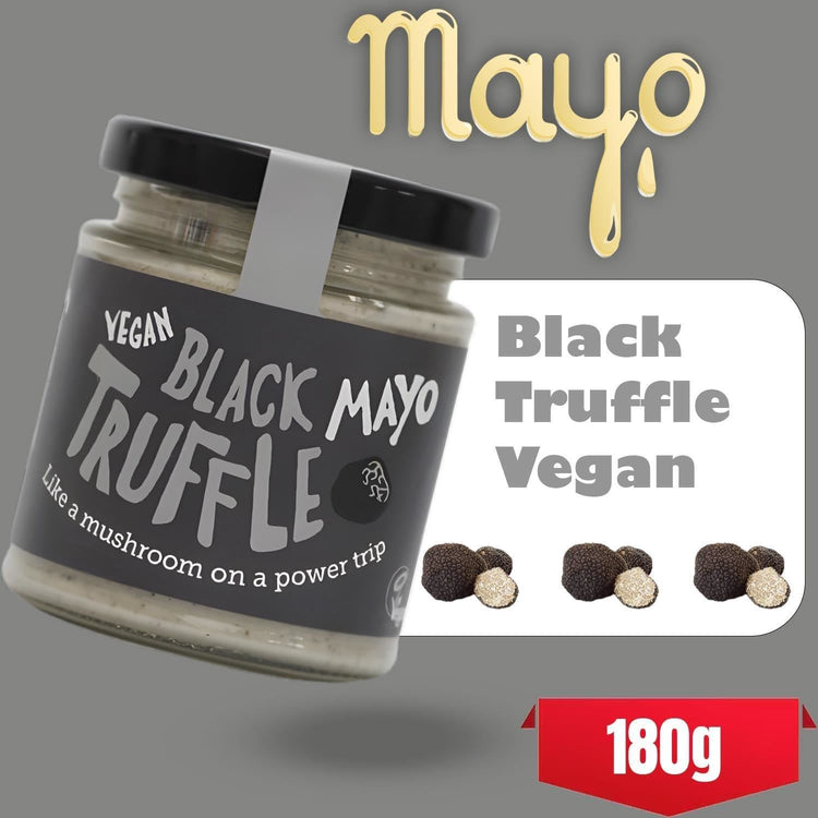 Be Saucy Balck Truffle Flavour Delicious and Healthy Vegan Mayonnaise 180g X 5