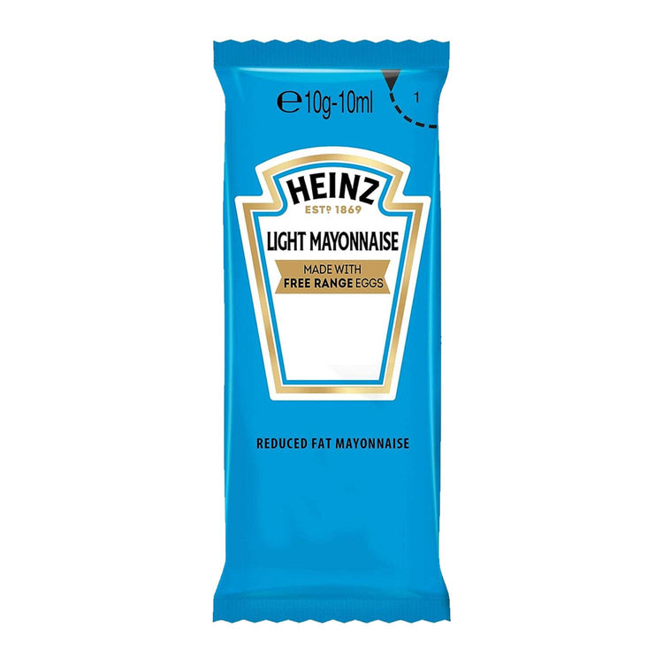 HP Sauce, Heinz Tomato Ketchup, Salad Cream, Mayonnaise, and Light Mayonnaise | British Favorites - 50 Sachets