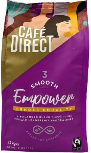 Cafe Direct Smooth Roast & Ground Smooth Fairtrade Roast Coffee 227g Pack of 4