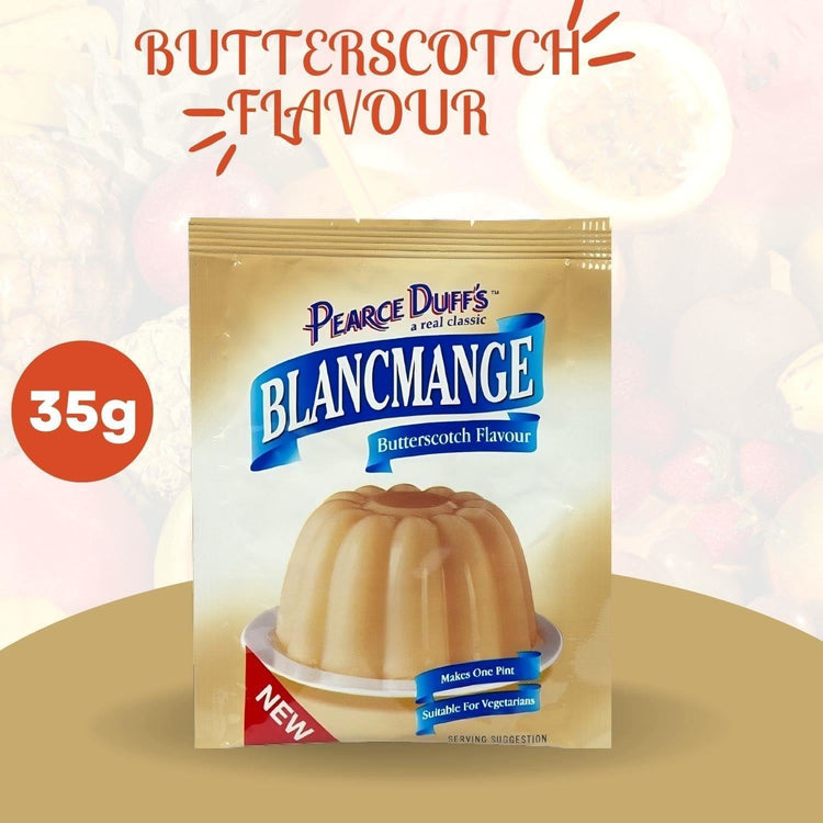 Pearce Duffs Blancmange ButterScotch Custard Flavour Delicious Taste 35g X 2