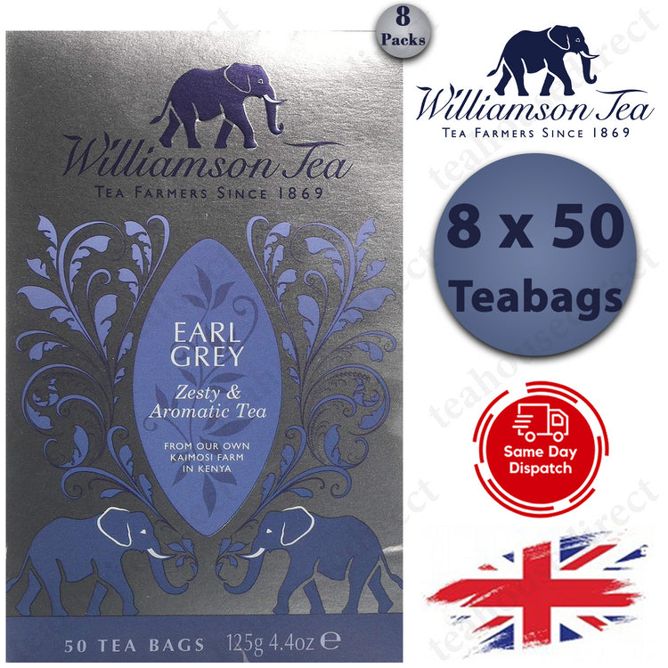 Williamson Tea | Earl Grey | 8 x 50 bags