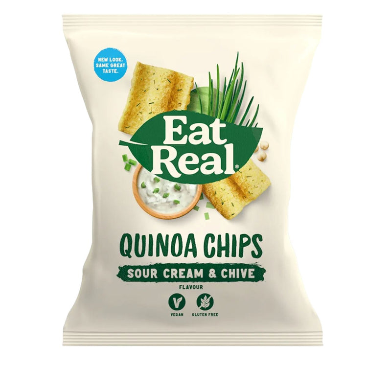 Eat Real SMALL Quinoa Chips (30g x 12) Perfect Chips 1 Box