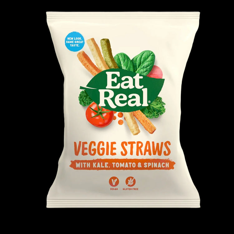 Eat Real SMALL Veggie Straws (45g x 12) Perfect Chips 5 Boxes