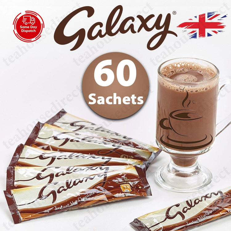 Galaxy Instant Hot Drinking Chocolate 60 Sachets Single Serve