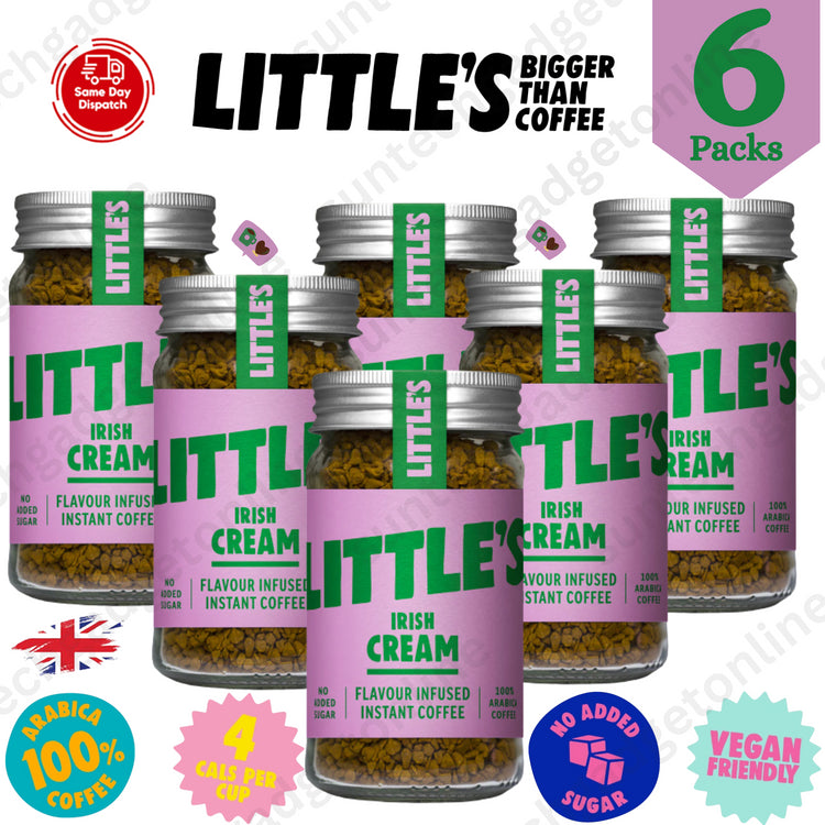Littles Irish Cream 50g ,A Taste of Irelands Richnes,Sip,Savor,Enjoy  - 6 Packs
