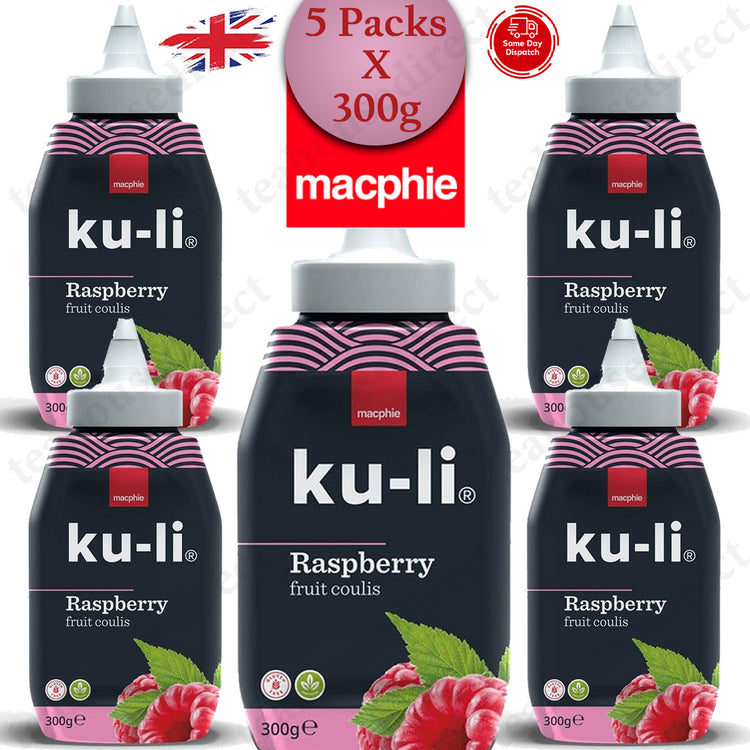 Ku-li Raspberry Fruit Coulis 300g (5 Packs)