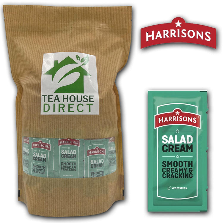 Harrisons Salad Cream Packets | Perfectly Portioned for Your Fresh Greens | 100 Sachets