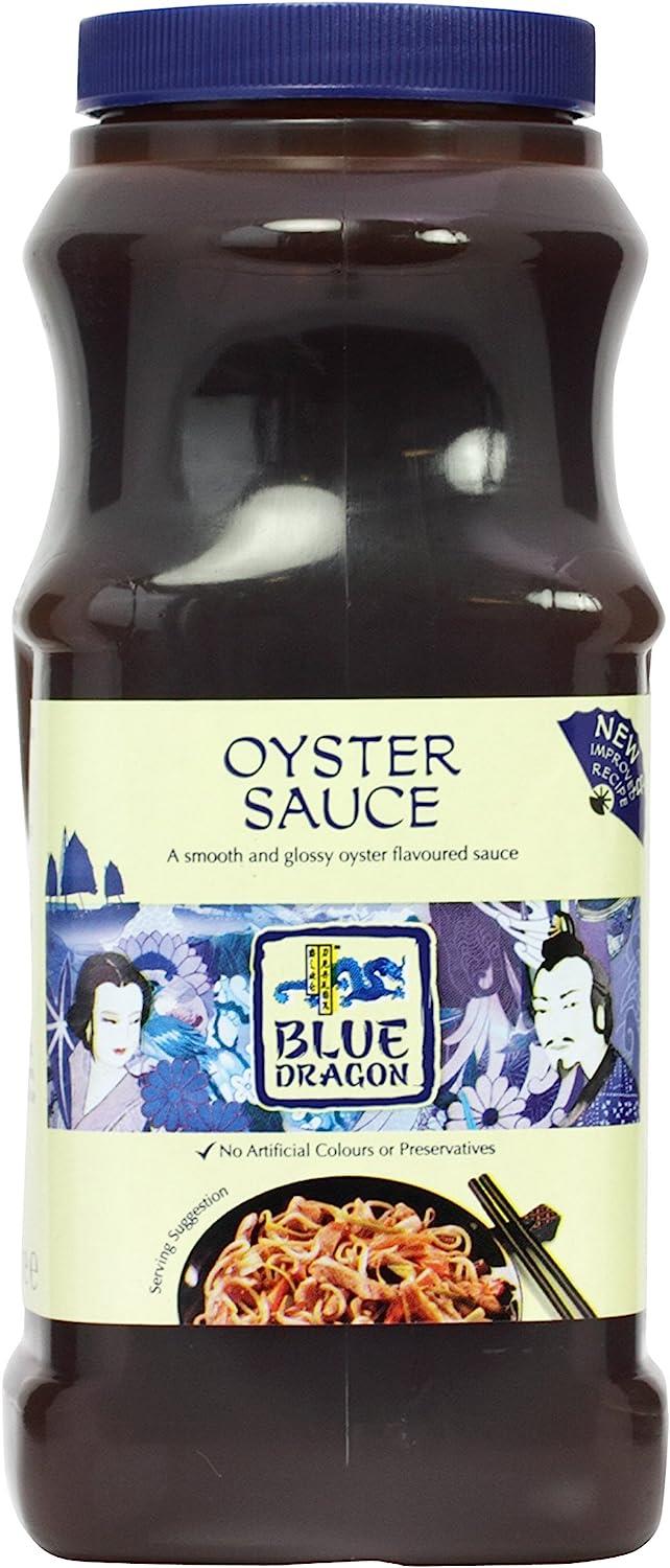 Blue Dragon Oyster Sauce 1 Litre Professional Vegetarian Sauce (4 Packs)