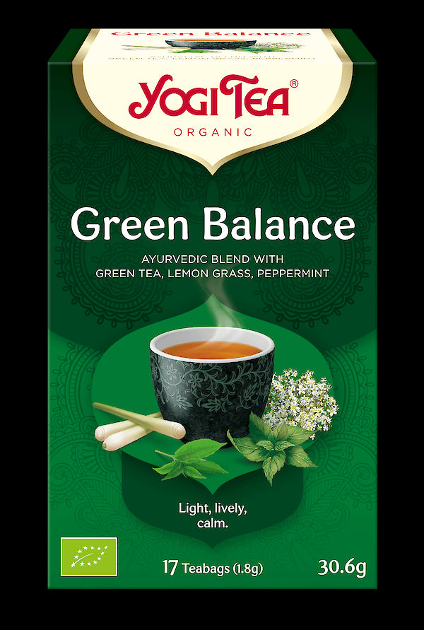 Yogi Tea Herbal Organic Tea Sachets - Green Balance & Chai & Energy