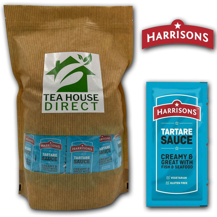 Harrisons Tartare Sauce Packets | Perfectly Paired with Your Favorite Seafood | 100 Sachets