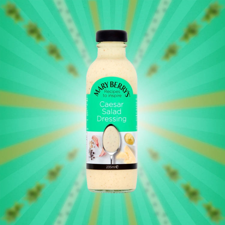 Mary Berry's Caesar Salad Dressing with Well Balanced oil & Delicious 235ml X 4