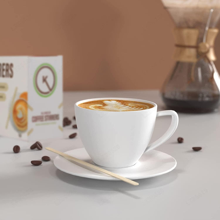 Wooden Stirrers for Coffee & Tea Biodegradable Sticks HotDrink x5000 -140mm/5.5"