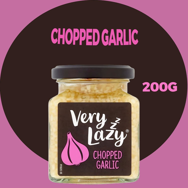 Very Lazy Chopped Garlic Delicious Flavor Chopping with Prepped Garlic 200g X 4