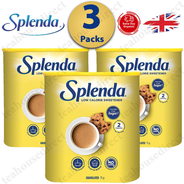 SPLENDA No Calorie Sweetener Granulated (75g - 3 Pack)