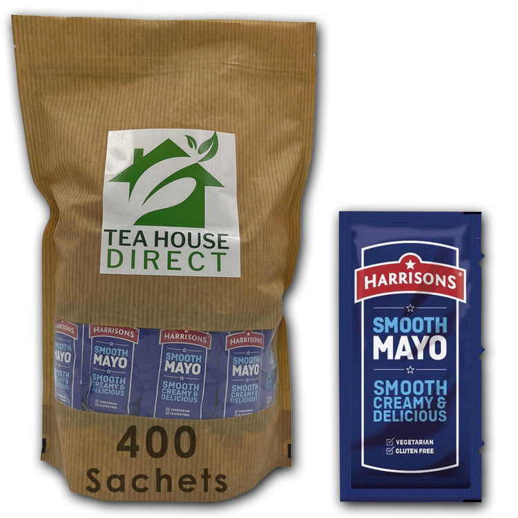 Harrison's Smooth Mayo To-Go Packets - Perfect for Lunch and Picnics | 400 Sachets