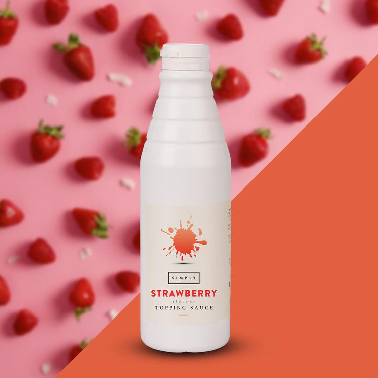 Simply Strawberry Topping Sauce 1L Dessert Sauce