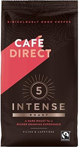 Cafe Direct Intense Roast & Ground Intense Fairtrade Roast Coffee 227g Pack of 1