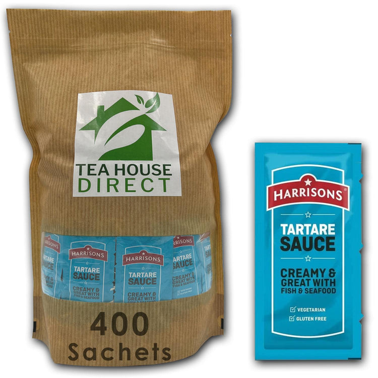 Harrisons Tartare Sauce Packets | Perfectly Paired with Your Favorite Seafood | 400 Sachets