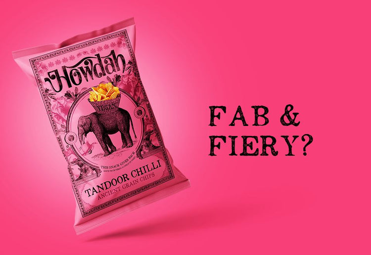 Howdah Tandoor Chilli Chips 130g Smoky, Savory and Spicy Red Chili Powder Snacks