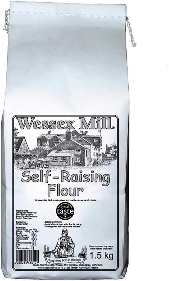 Wessex Mill Self Raising Flour 1.5kg (Pack of 3)