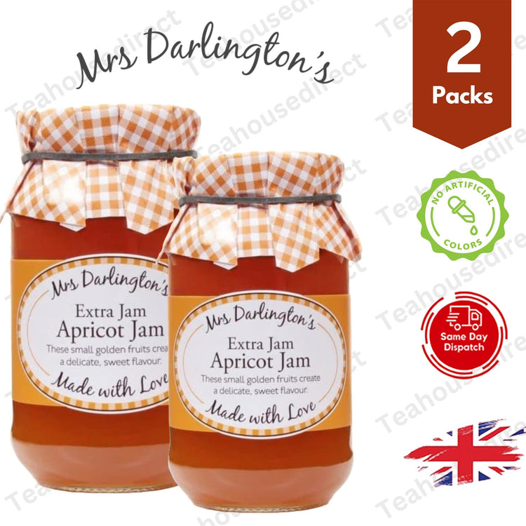 Darlington's Apricot Jam 340g, Orchard-Fresh Apricot Joy 2 Packs