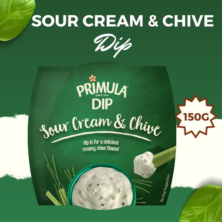 Primula Dip Smooth and Sour Cream and Chive Delicious Flavour 150g x 2