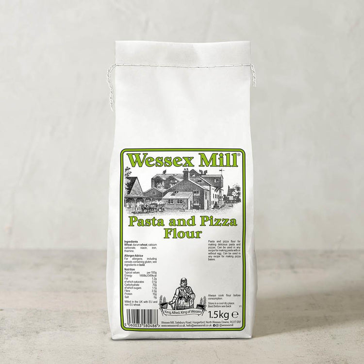 Wessex Mill Pasta and Pizza Flour 1.5kg (Pack of 4)