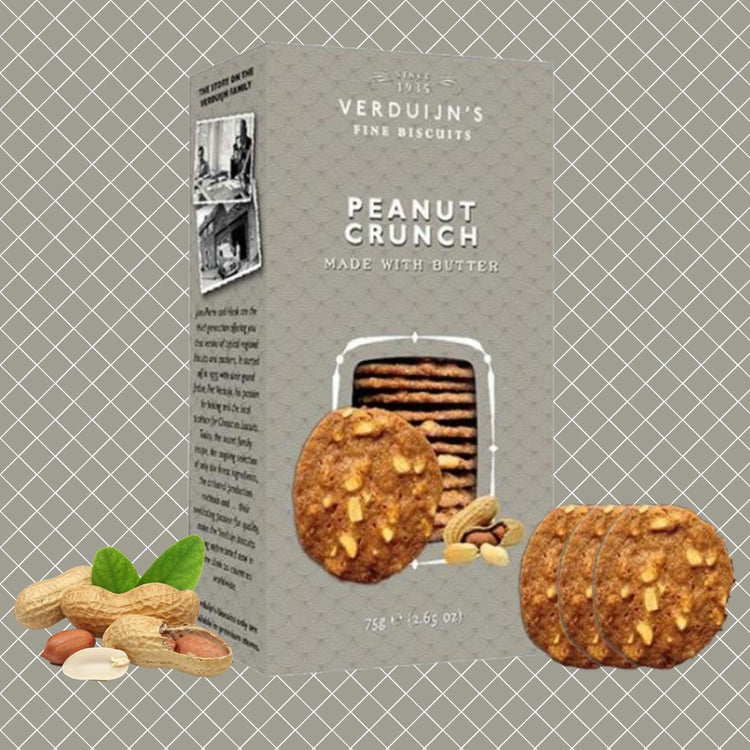 Verduijin Caramelised Peanut Crunch Made with Butter Savory and Sweet 75g