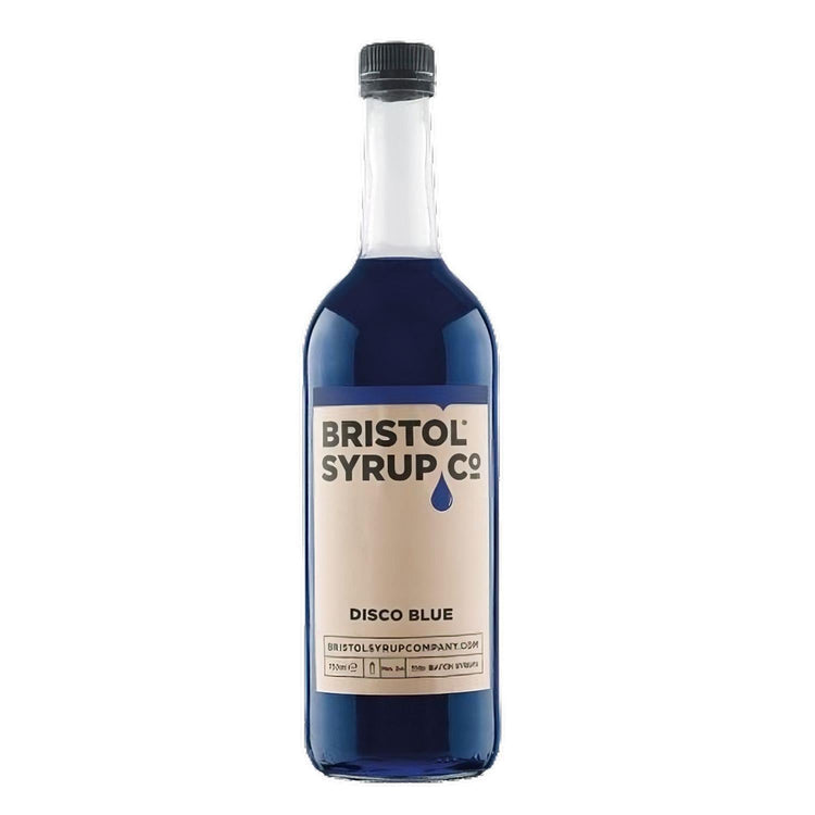 Bristol Syrups Co. Disco Blue Flavored bright blue color Syrup Soft Drink X 5