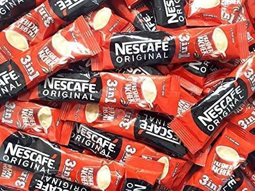 Nescafe Instant Coffee Powder Made with Robusta and Roasted Beans Refreshing Morning Breakfast | Original 3 in 1 | 350 Sachets