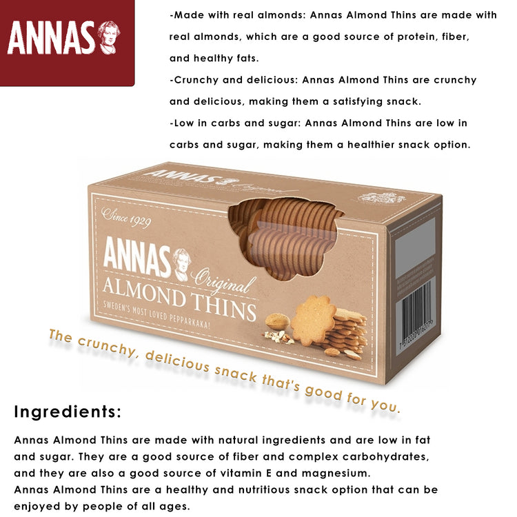 Walkers Shortbread Rounds X10 | Annas Original Almond Thins Biscuit | Meredith &amp; Drew X5 | Twinings English Breakfast Envelope (50-Sachets) | In a Blue Luxurious Gift Hamper