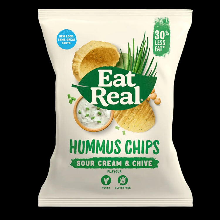 Eat Real SMALL H. C. Sour Cream & Chive (45gx12) Perfect Chips 5 Boxes