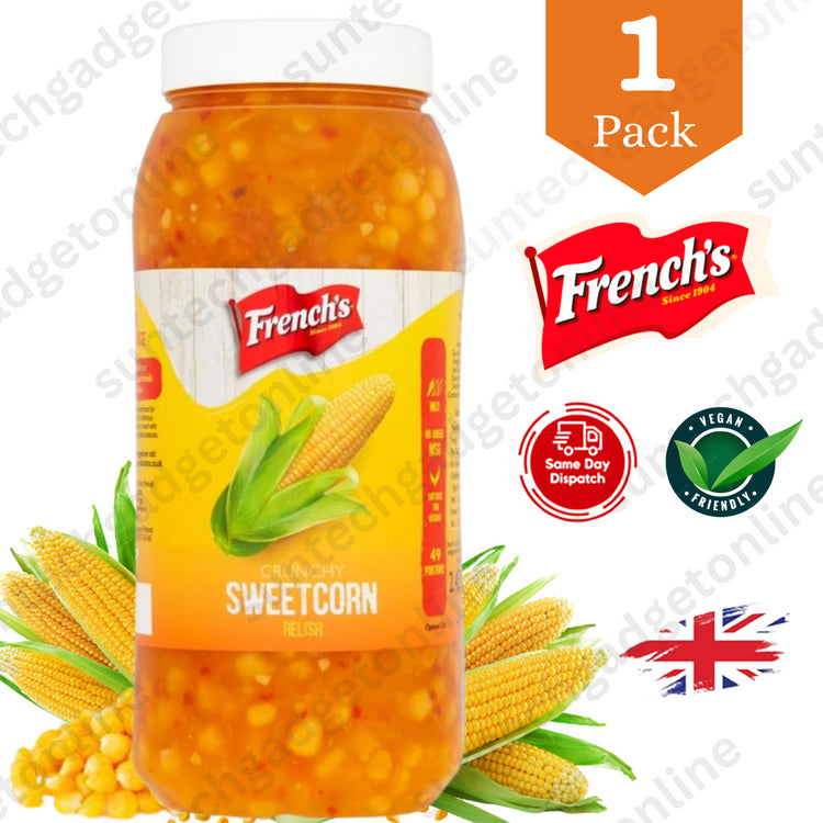 French's Crunchy Sweetcorn Relish 2.45kg - 1 Pack