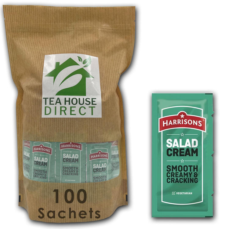 Harrisons Salad Cream Packets | Perfectly Portioned for Your Fresh Greens | 100 Sachets