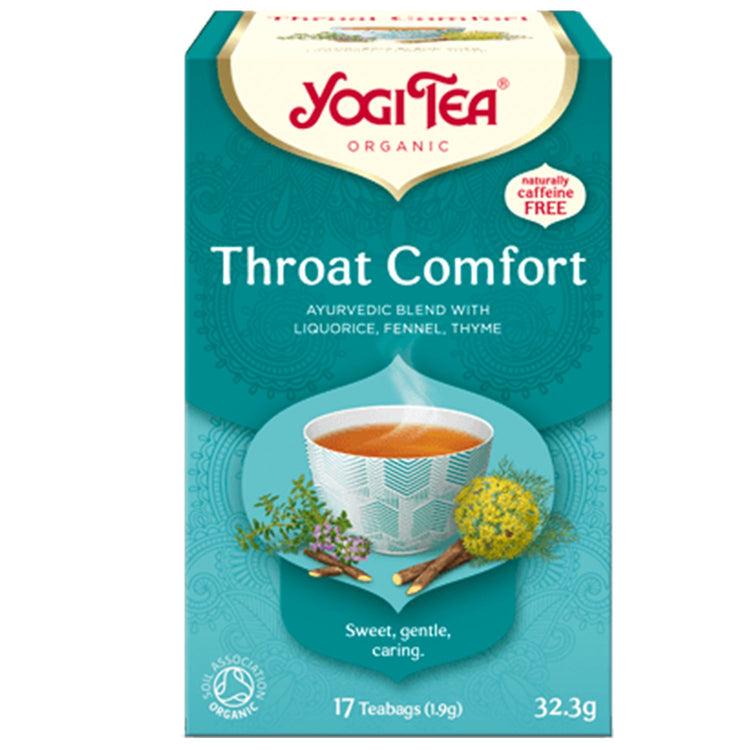 Yogi Tea Throat Comfort, Turmeric Orange, Turmeric Chai, Wellbeing 4 boxes 1 Mug