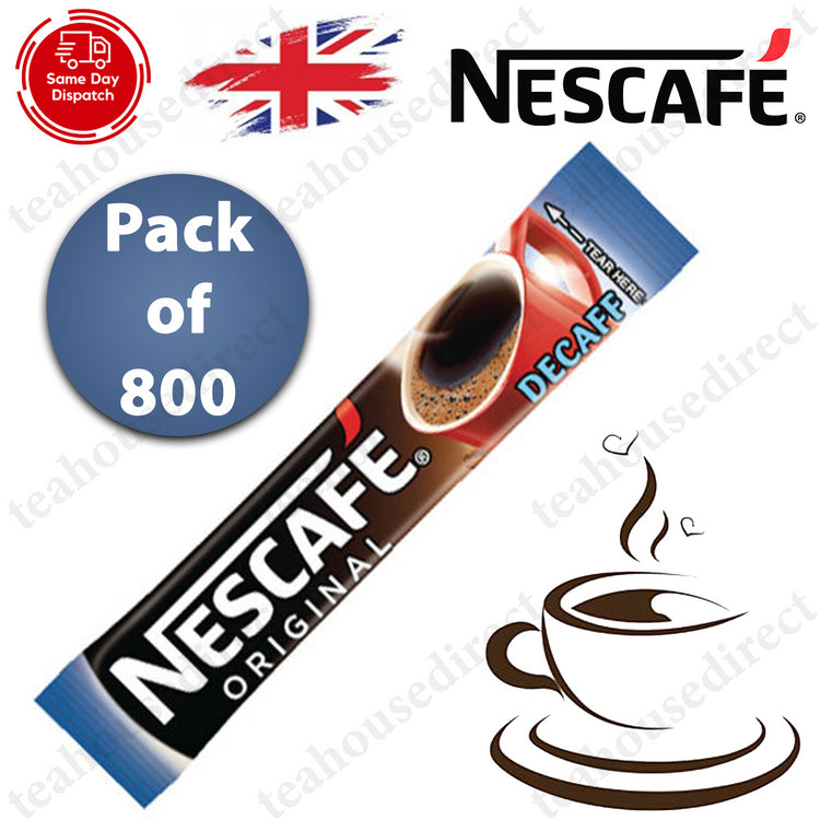 Nescafe Original Or Decaf Decaff Instant 1 Cup Individual Coffee Sticks Sachets
