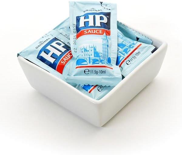 The Original HP Sauce - Timeless Rich Flavor in a Convenient Single-Serve Packet - Elevate Your Meals with Classic Taste, On-the-Go Enjoyment - 100 Sachets