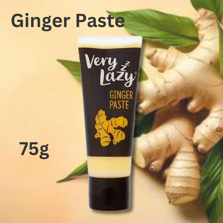 Very lazy Ready-Made Ginger Paste Pre-Chopped Paste Chop Fresh Ginger Root 75gX4