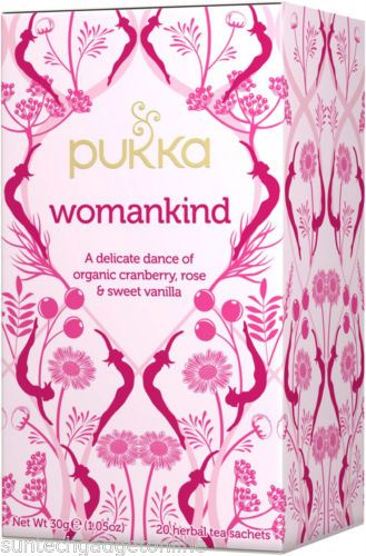 Pukka Herbal Organic Teas Tea Sachets - Womankind Flavour