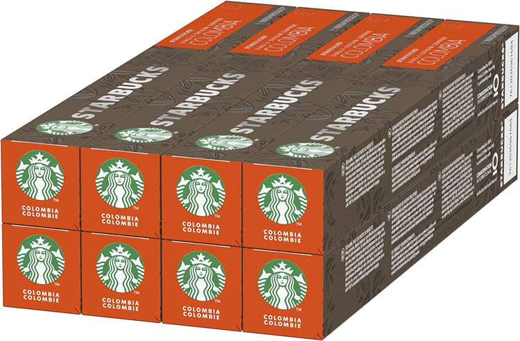 STARBUCKS SingleOrigin Colombia By Nespresso Medium Roast Coffee 8 x 10 capsules