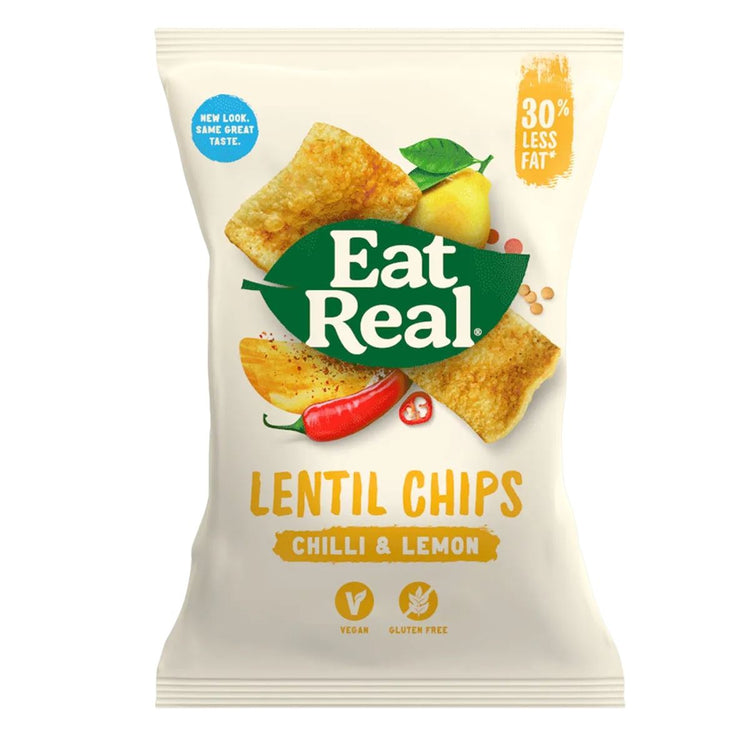 Eat Real Lentil Chips (113g x 10) Perfect Chips 1 Box