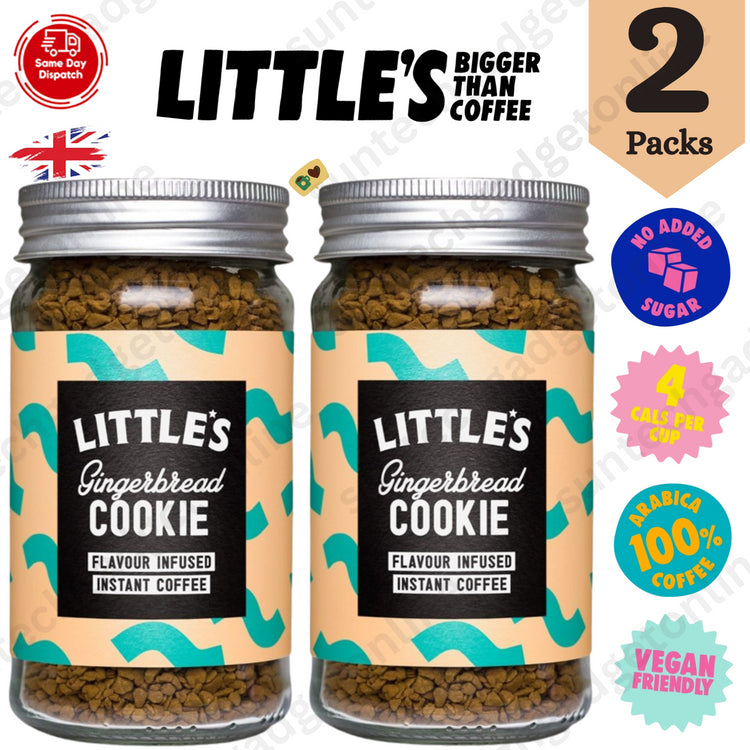 Little Gingerbread Cookies 50g, Elevate Your Festive Treats - 2 Packs
