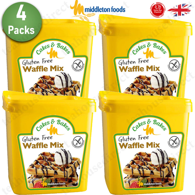 Middleton Foods Gluten Free Waffle Mix - 4x3kg