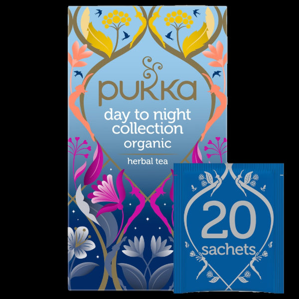 Pukka Herbal Organic Teas Tea Sachets - Day to Night Collection Flavour