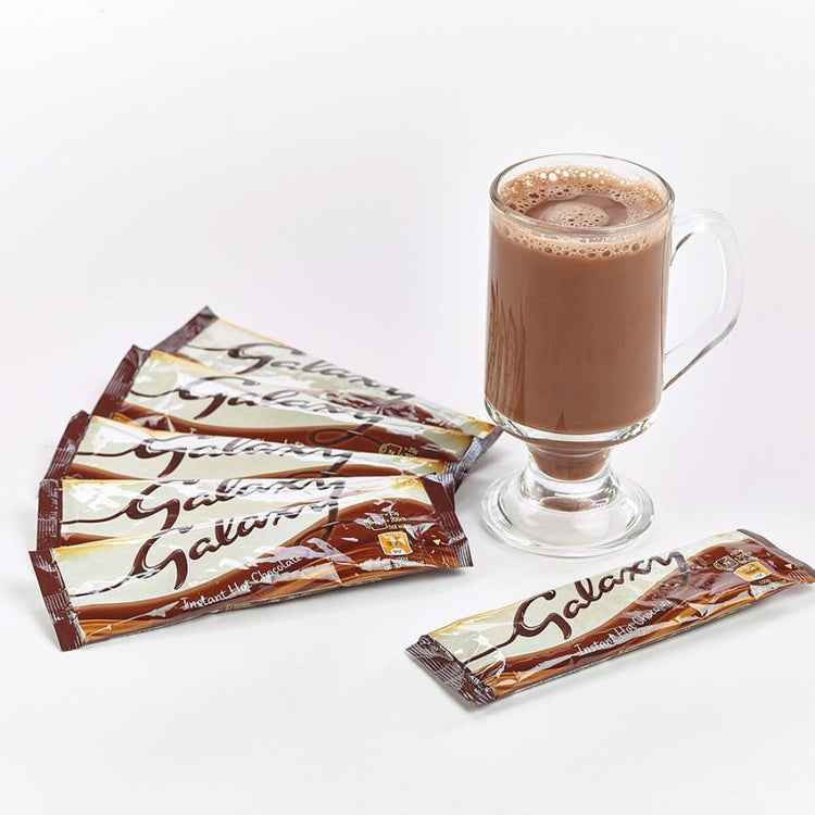 Galaxy Instant Hot Chocolate Premium Cocoa Beverage Crafted Perfectly Balanced of Sweetness for Every Occasion - 120 Sachets