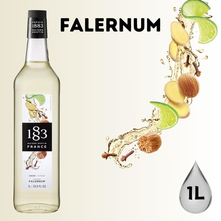 1883 Maison Routin Premium Falernum 1Ltr Syrup Pack of 5