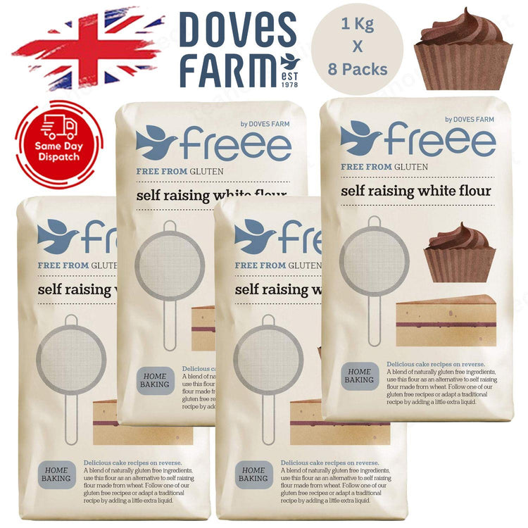 Doves Farm | White Self Raising Flour Gf 1Kg - 1 to 10 Packs