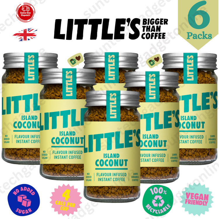 Littles Island Coconut 50g, Taste the Tropics & Sensory Adventure - 6 Packs