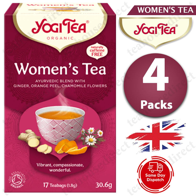 4X Yogi Ayurvedic Herbal Organic Teas Tea Sachets - Women's Tea